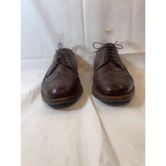 Florsheim Montinaro Wingtip Oxford Mens size  9.5   Brown Leather Lace Up - Picture 3 of 15